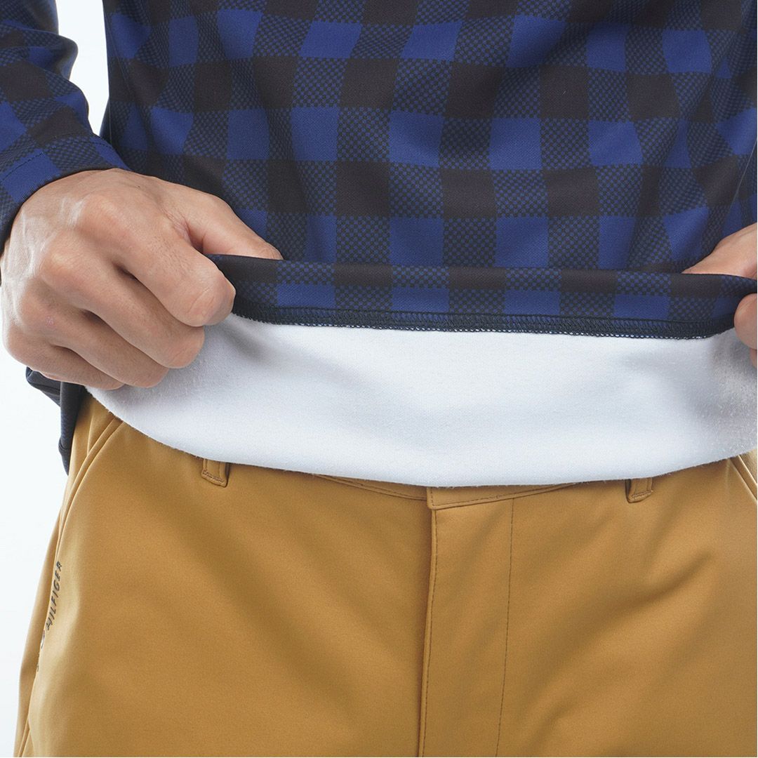 トミー ヒルフィガー ゴルフ Tommy Hilfiger Golf メンズ メンズ チェック柄 長袖ハイネックシャツ THMA569 詳細12