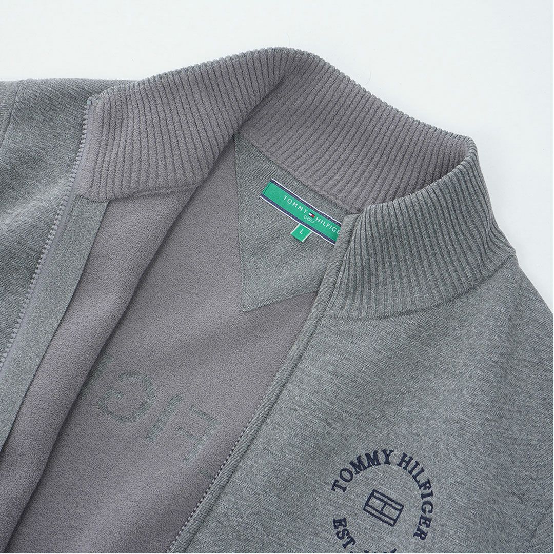 トミー ヒルフィガー ゴルフ Tommy Hilfiger Golf メンズ メンズ モ-ル ニットジャケット THMA570 詳細15