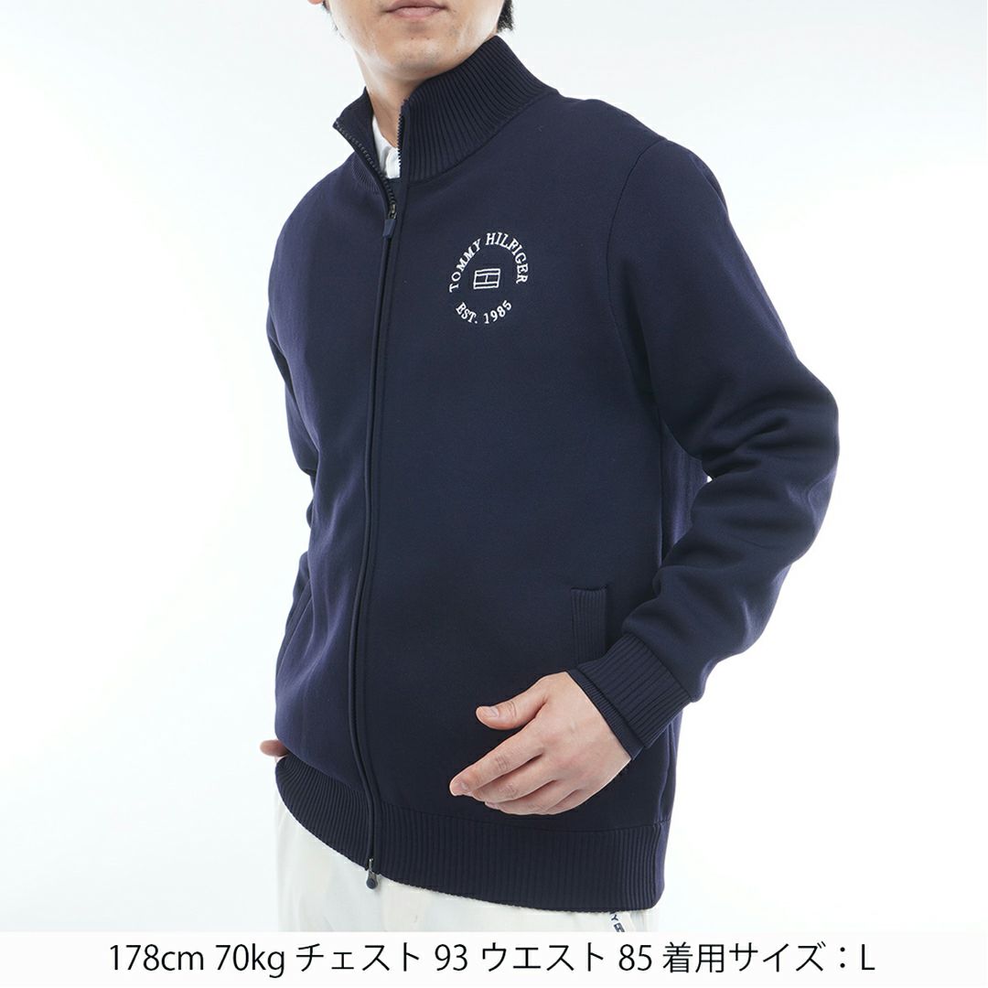 トミー ヒルフィガー ゴルフ Tommy Hilfiger Golf メンズ メンズ モ-ル ニットジャケット THMA570 詳細17