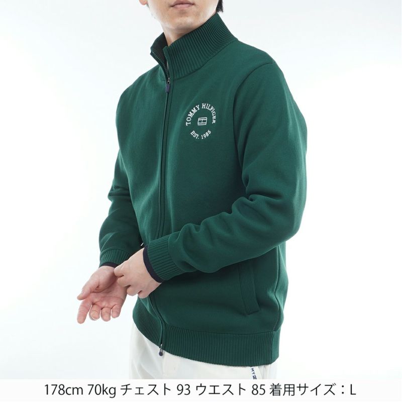 トミー ヒルフィガー ゴルフ Tommy Hilfiger Golf メンズ メンズ モ-ル ニットジャケット THMA570 詳細20
