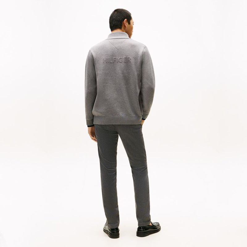 トミー ヒルフィガー ゴルフ Tommy Hilfiger Golf メンズ メンズ モ-ル ニットジャケット THMA570 詳細22