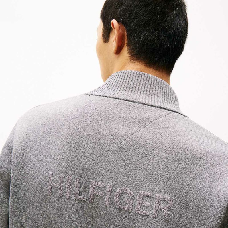 [トミーヒルフィガー]メンズ モ-ル ニットジャケット