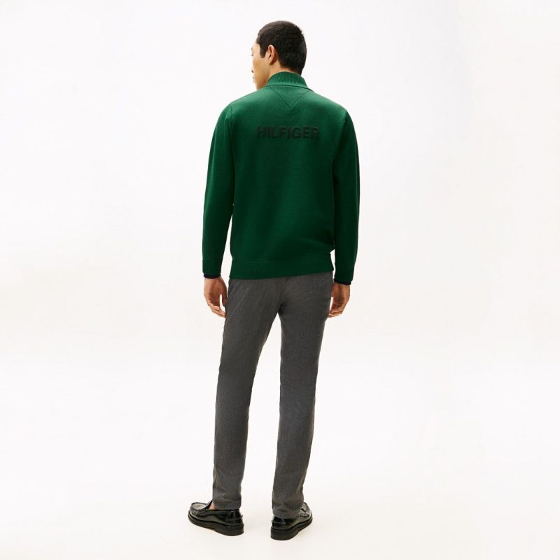 トミー ヒルフィガー ゴルフ Tommy Hilfiger Golf メンズ メンズ モ-ル ニットジャケット THMA570 詳細26