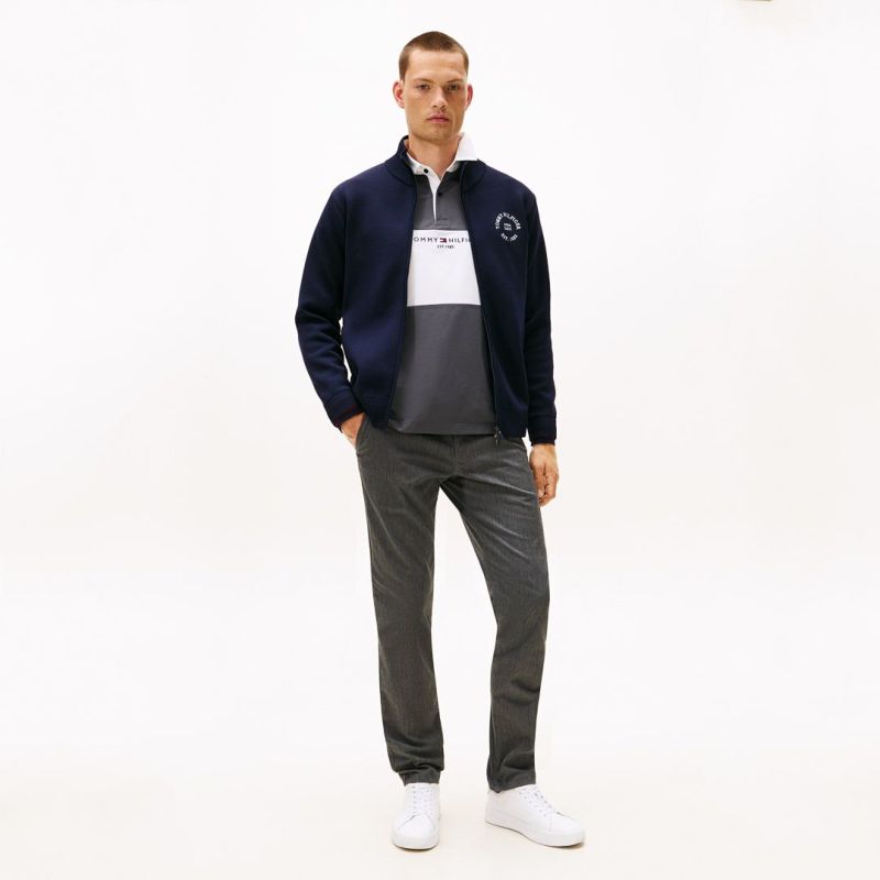 トミー ヒルフィガー ゴルフ Tommy Hilfiger Golf メンズ メンズ モ-ル ニットジャケット THMA570 詳細32