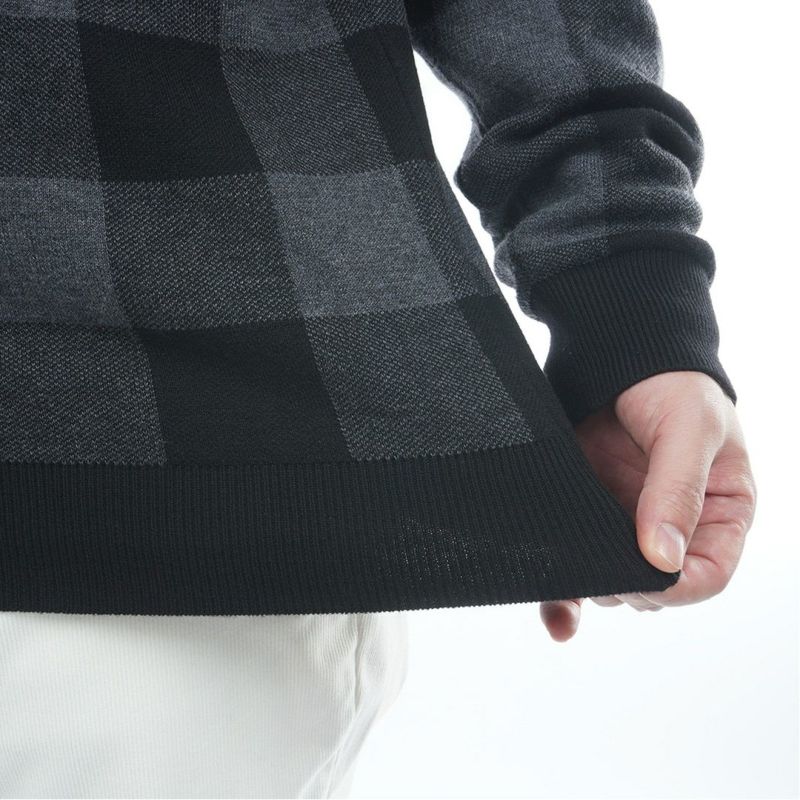 トミー ヒルフィガー ゴルフ Tommy Hilfiger Golf メンズ メンズ チェックジャガード クルーネックニット THMA571 詳細6