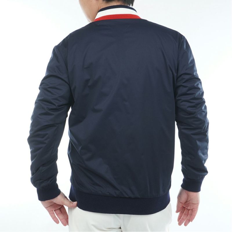 トミー ヒルフィガー ゴルフ Tommy Hilfiger Golf メンズ メンズ ロゴジャガードニット リバーシブルジャケット THMA574 詳細7