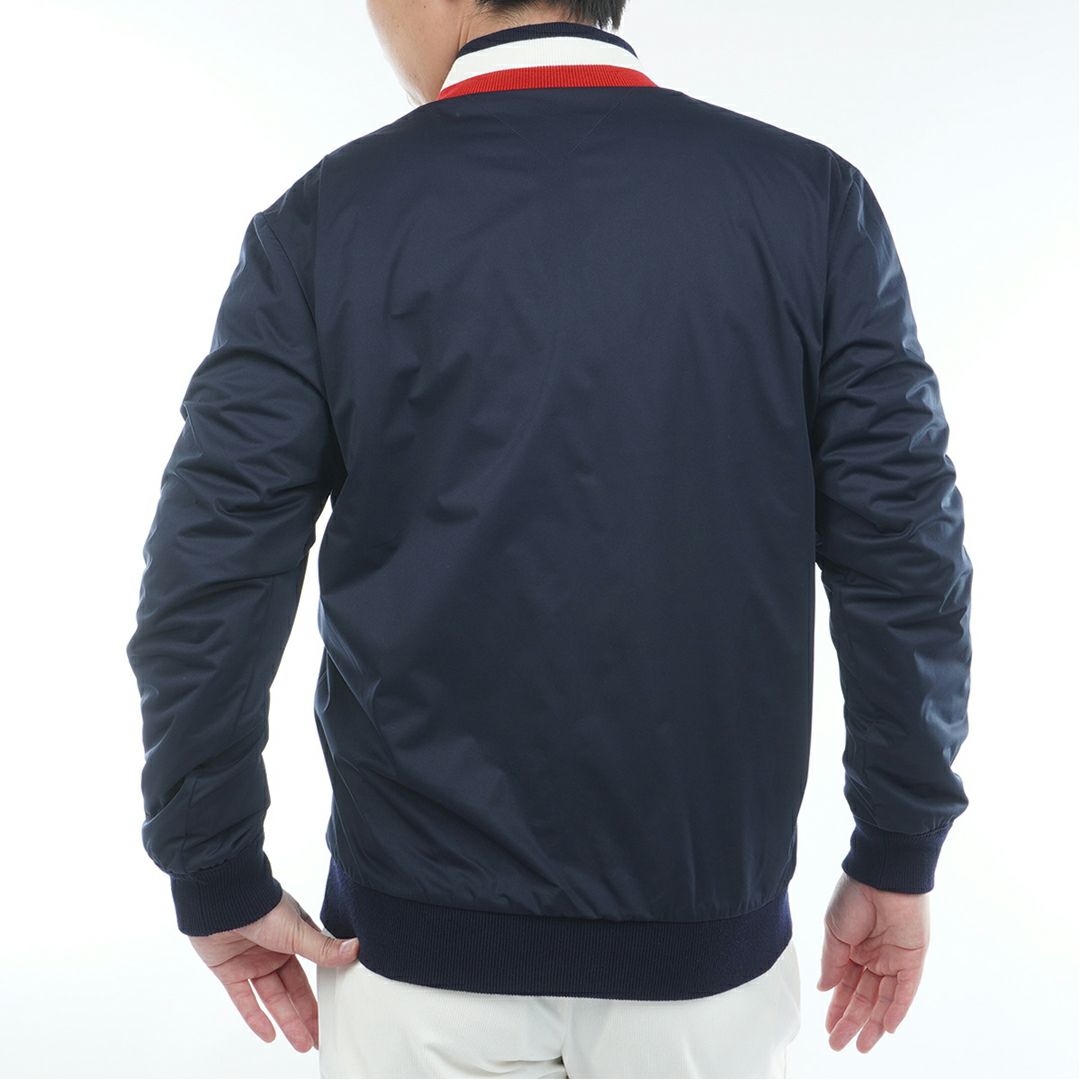 トミー ヒルフィガー ゴルフ Tommy Hilfiger Golf メンズ メンズ ロゴジャガードニット リバーシブルジャケット THMA574 詳細7