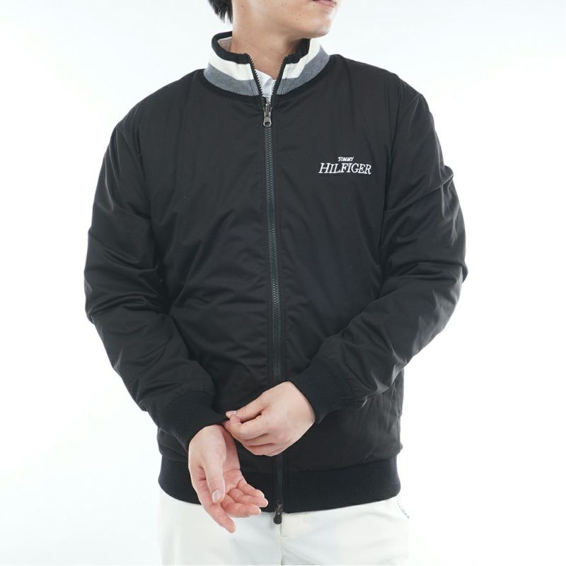トミー ヒルフィガー ゴルフ Tommy Hilfiger Golf メンズ メンズ ロゴジャガードニット リバーシブルジャケット THMA574 詳細17