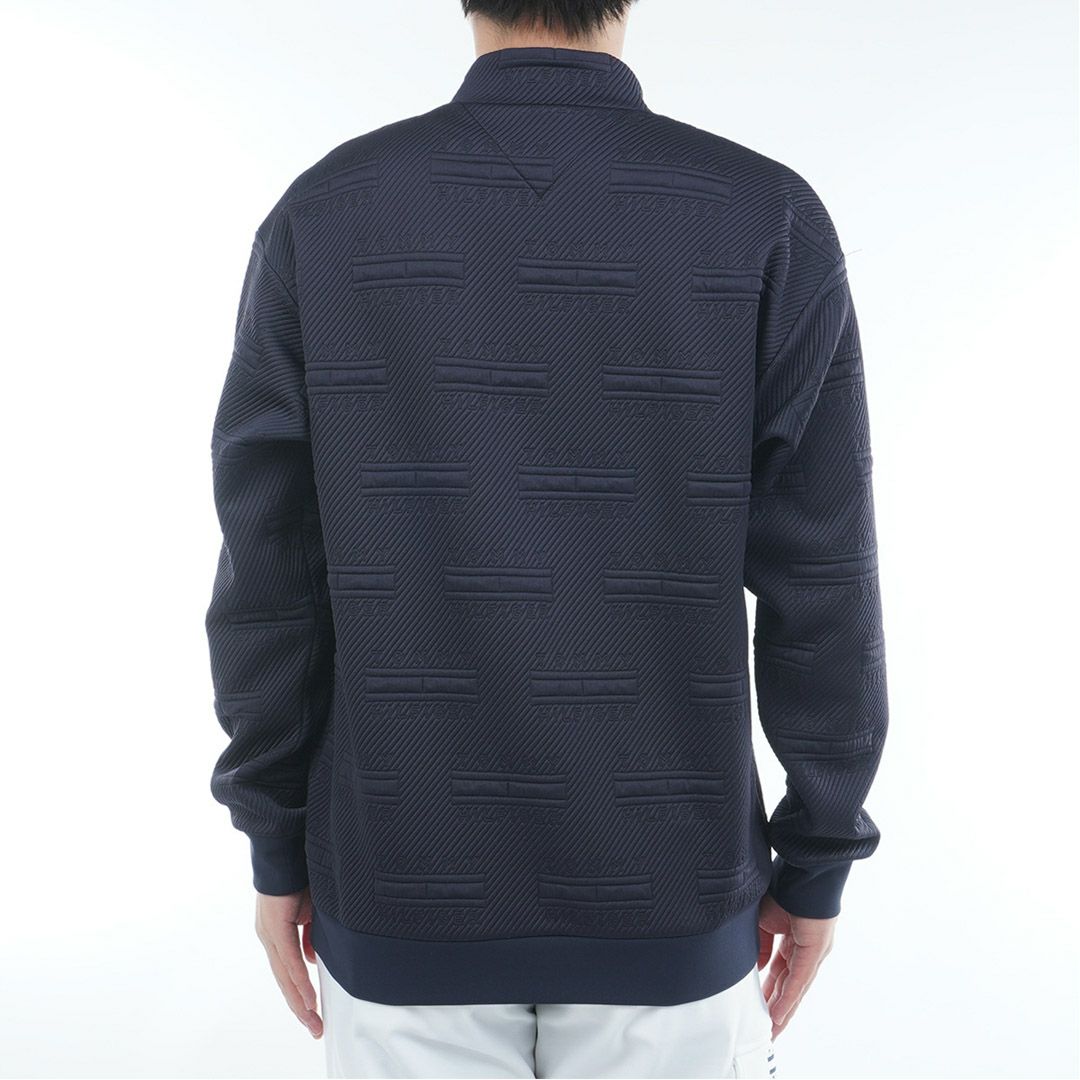 トミー ヒルフィガー ゴルフ Tommy Hilfiger Golf メンズ メンズ ジャガードキルト モックネックスウェット THMA575 詳細10