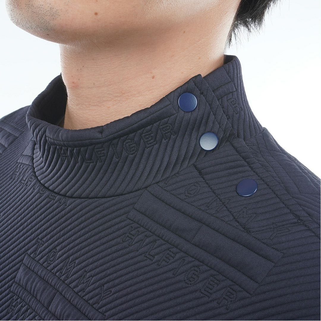 トミー ヒルフィガー ゴルフ Tommy Hilfiger Golf メンズ メンズ ジャガードキルト モックネックスウェット THMA575 詳細12