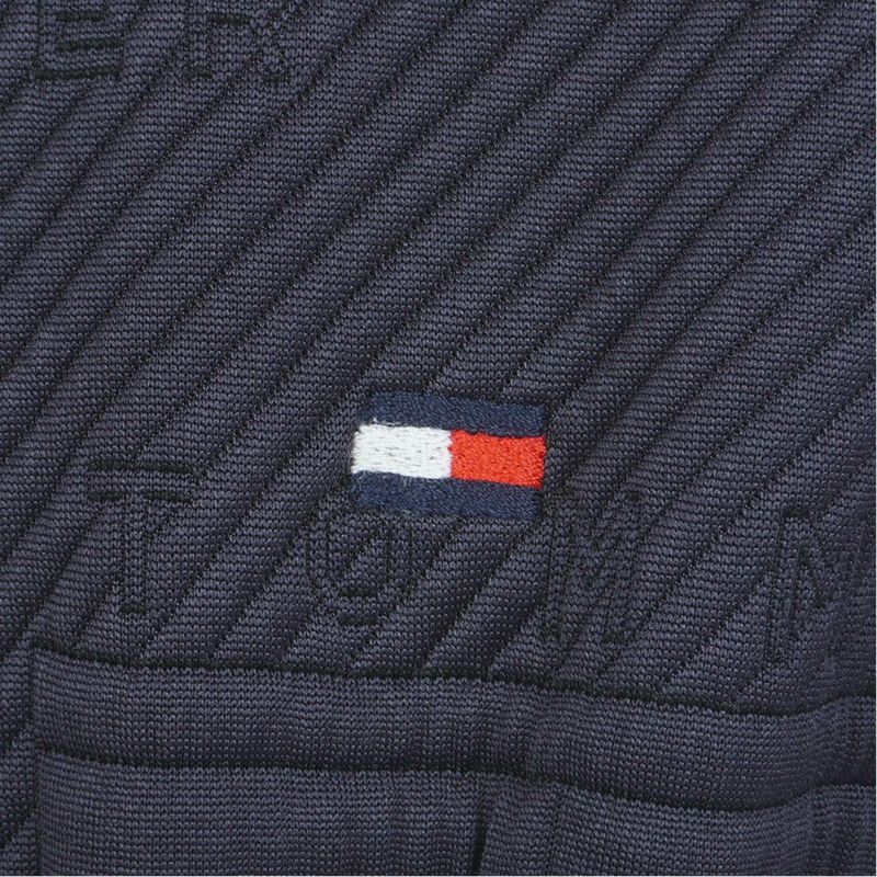 トミー ヒルフィガー ゴルフ Tommy Hilfiger Golf メンズ メンズ ジャガードキルト モックネックスウェット THMA575 詳細13
