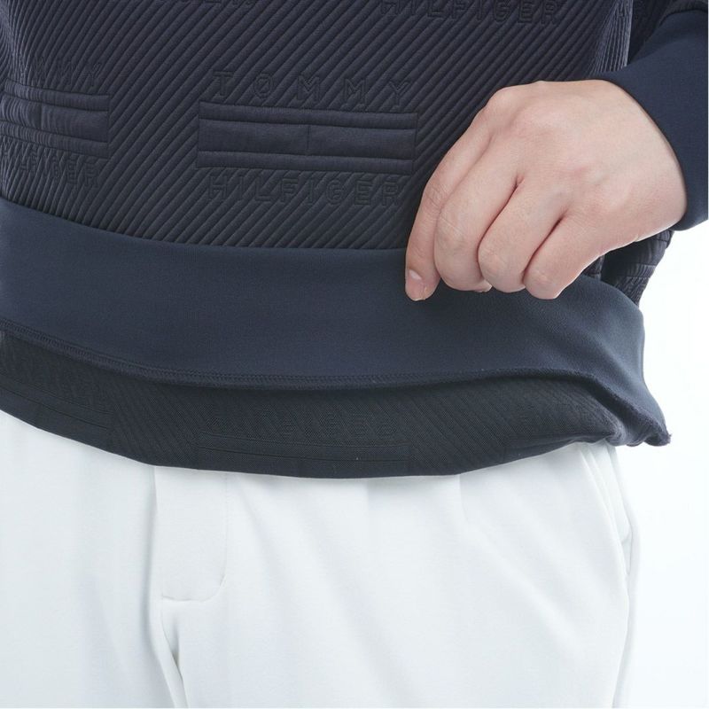 トミー ヒルフィガー ゴルフ Tommy Hilfiger Golf メンズ メンズ ジャガードキルト モックネックスウェット THMA575 詳細14