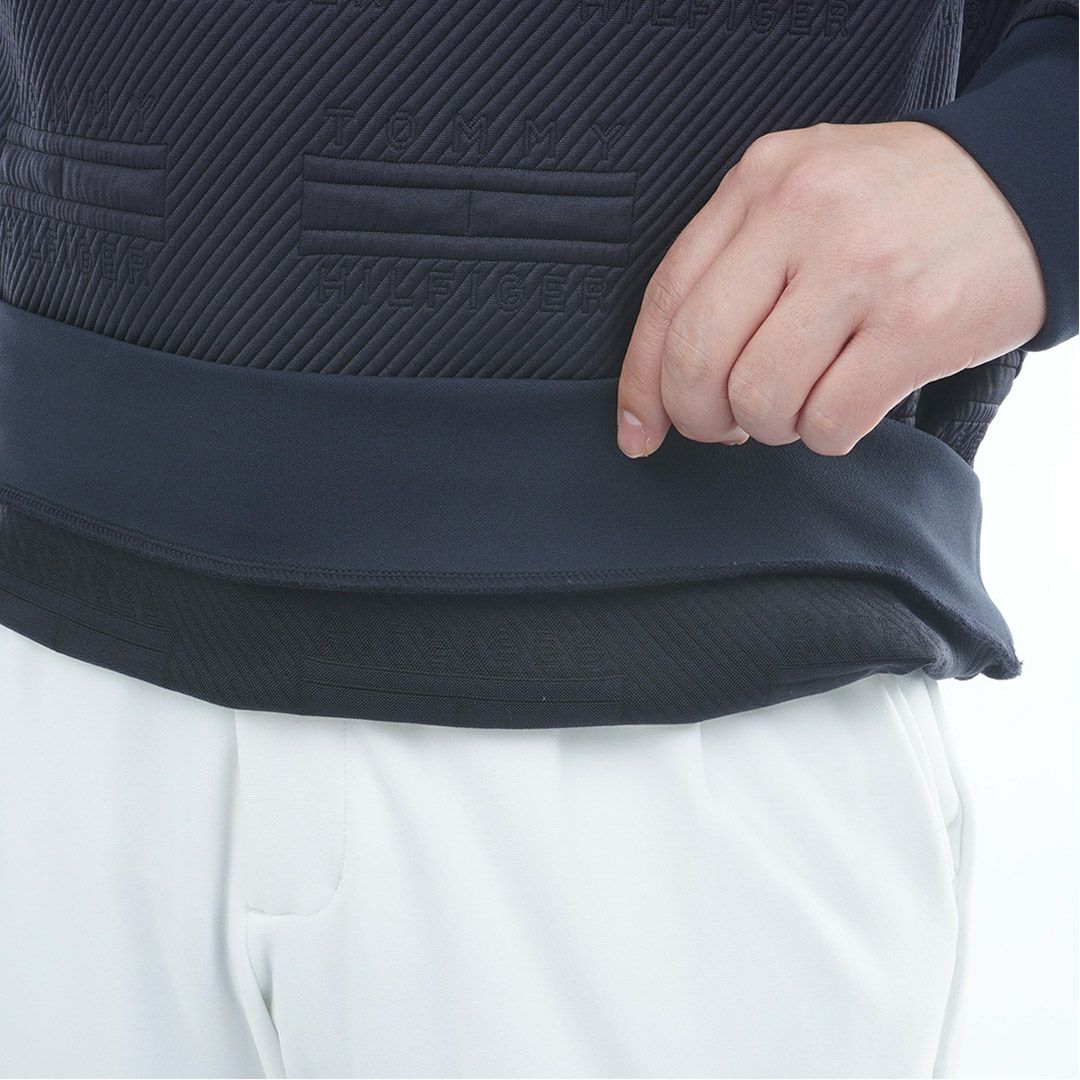 トミー ヒルフィガー ゴルフ Tommy Hilfiger Golf メンズ メンズ ジャガードキルト モックネックスウェット THMA575 詳細14
