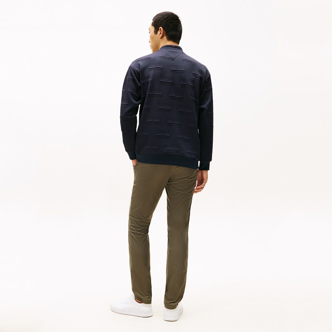 トミー ヒルフィガー ゴルフ Tommy Hilfiger Golf メンズ メンズ ジャガードキルト モックネックスウェット THMA575 詳細19