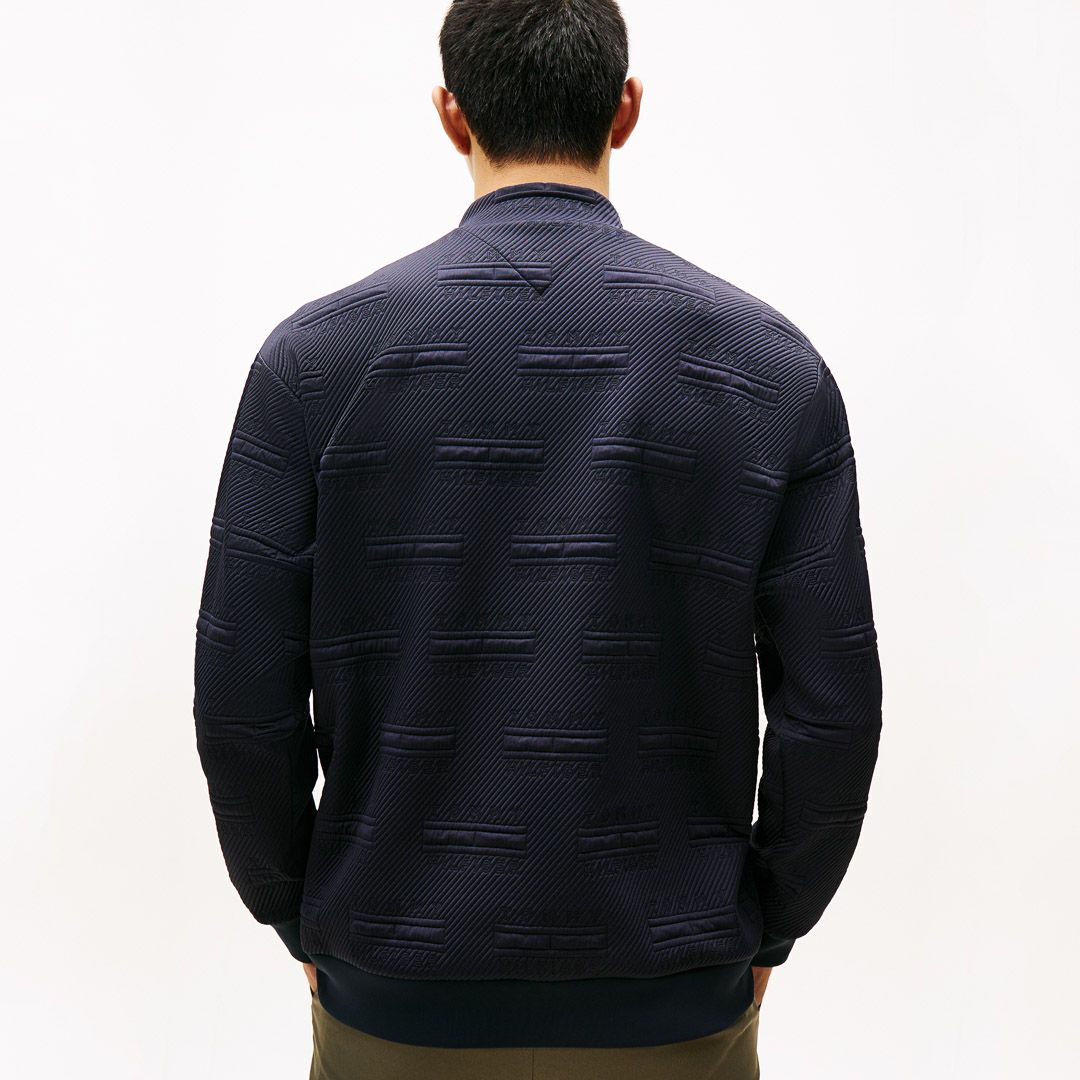 トミー ヒルフィガー ゴルフ Tommy Hilfiger Golf メンズ メンズ ジャガードキルト モックネックスウェット THMA575 詳細21