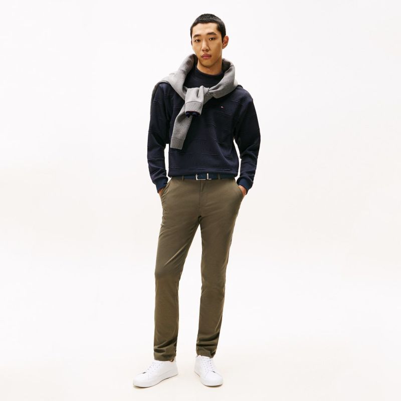 トミー ヒルフィガー ゴルフ Tommy Hilfiger Golf メンズ メンズ ジャガードキルト モックネックスウェット THMA575 詳細22