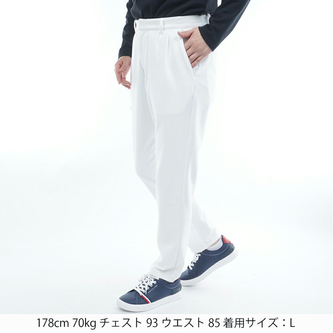 トミー ヒルフィガー ゴルフ Tommy Hilfiger Golf メンズ メンズ ツータック リラックス テ-パ-ドパンツ THMA576 詳細2