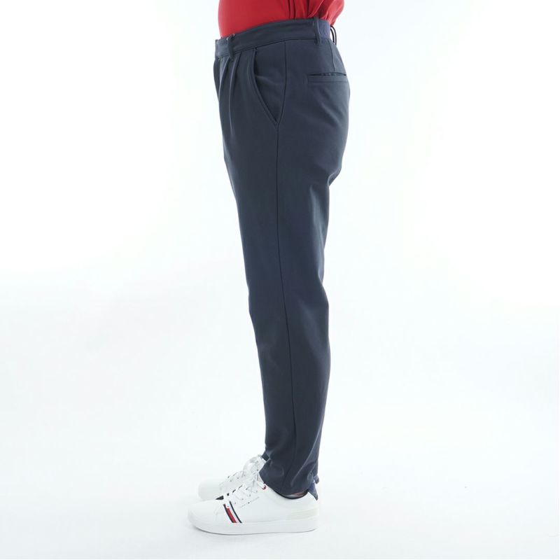 [トミーヒルフィガー]メンズ ツータック リラックス テ-パ-ドパンツ　ネイビー