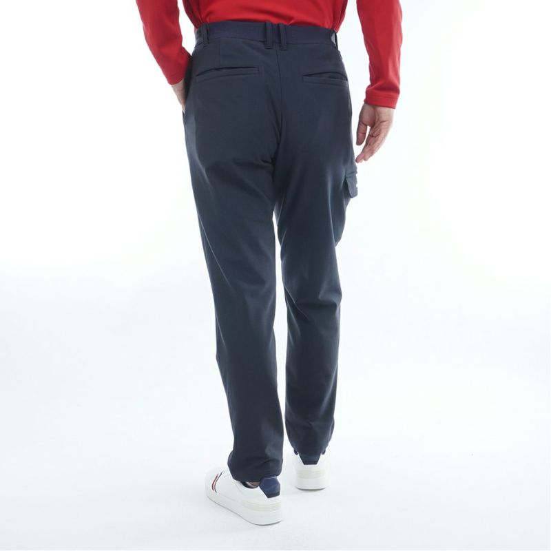 [トミーヒルフィガー]メンズ ツータック リラックス テ-パ-ドパンツ　ネイビー