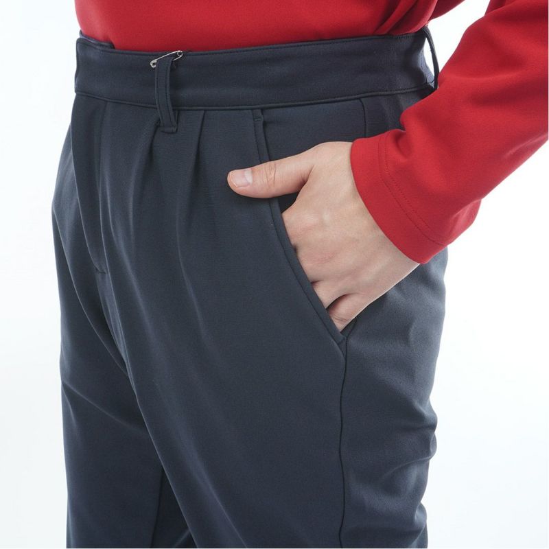 [トミーヒルフィガー]メンズ ツータック リラックス テ-パ-ドパンツ　ネイビー