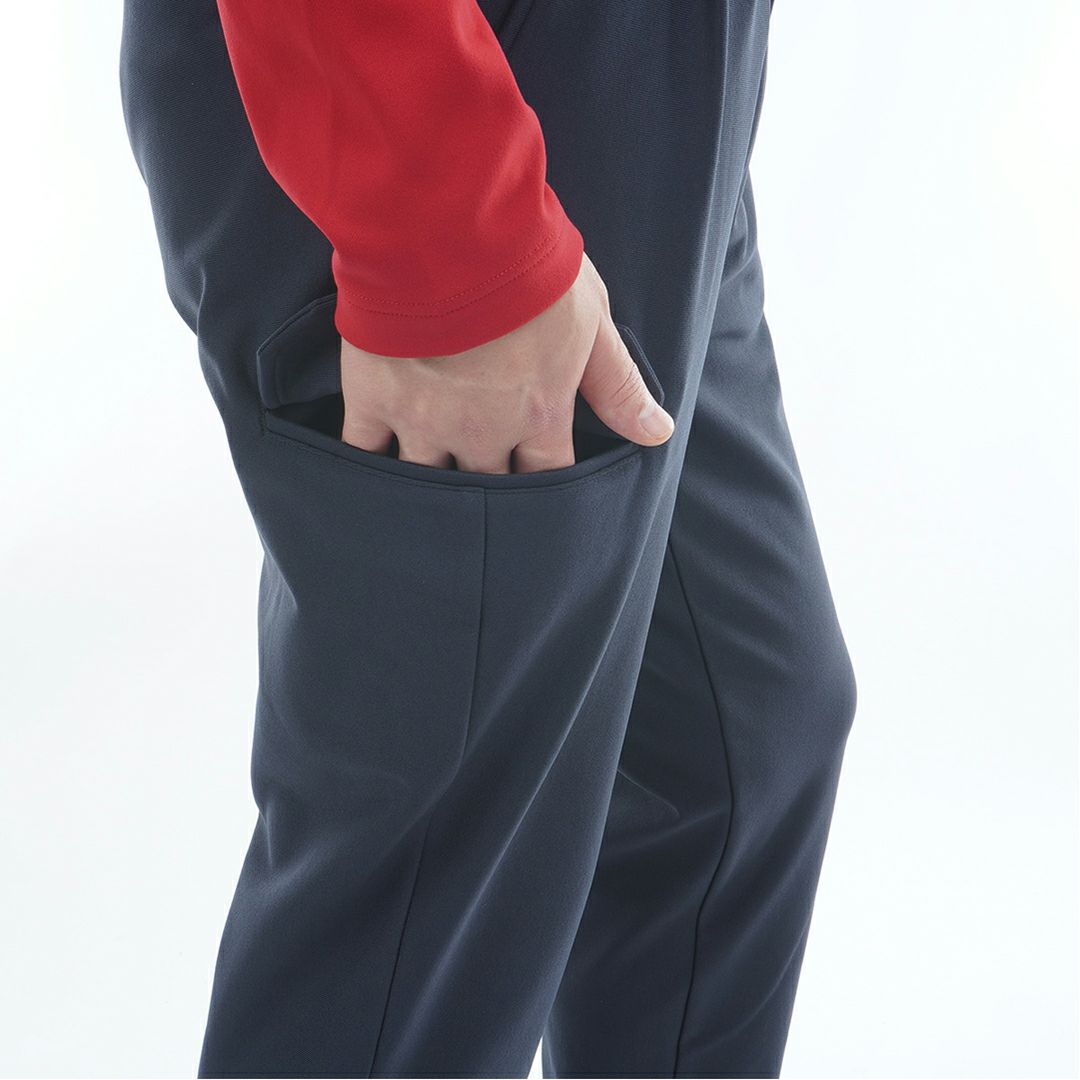 [トミーヒルフィガー]メンズ ツータック リラックス テ-パ-ドパンツ　ネイビー