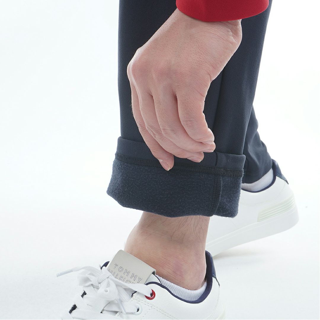 [トミーヒルフィガー]メンズ ツータック リラックス テ-パ-ドパンツ　ネイビー