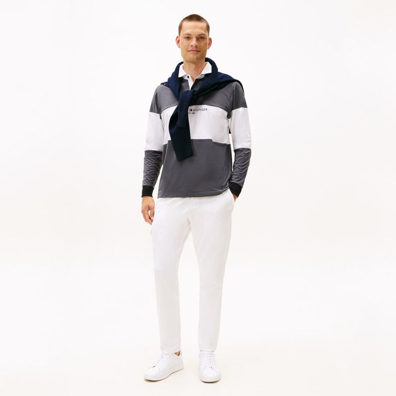 トミー ヒルフィガー ゴルフ Tommy Hilfiger Golf メンズ メンズ ツータック リラックス テ-パ-ドパンツ THMA576 詳細19
