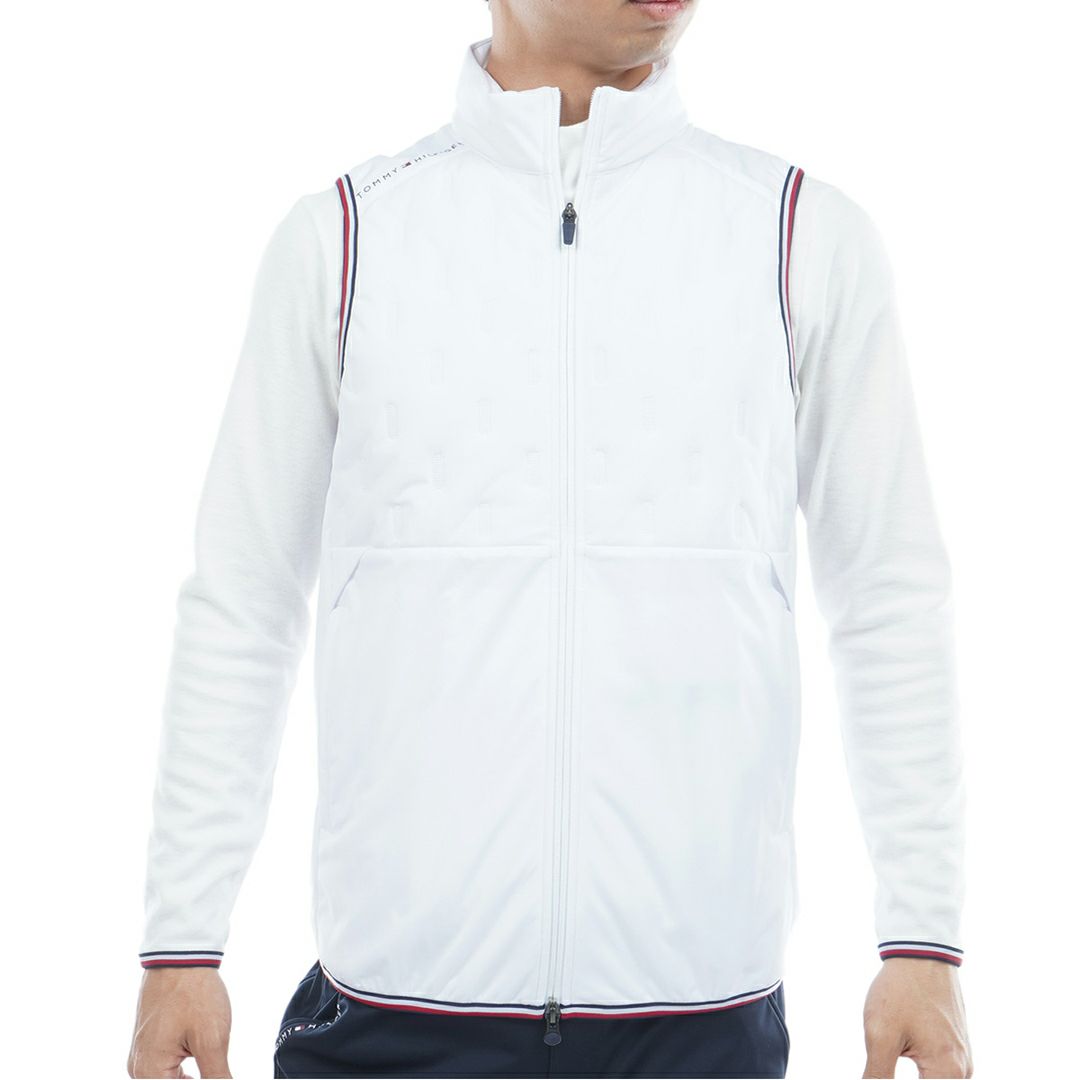 トミー ヒルフィガー ゴルフ Tommy Hilfiger Golf メンズ メンズ 高周波 中綿キルトベスト THMA577 詳細1