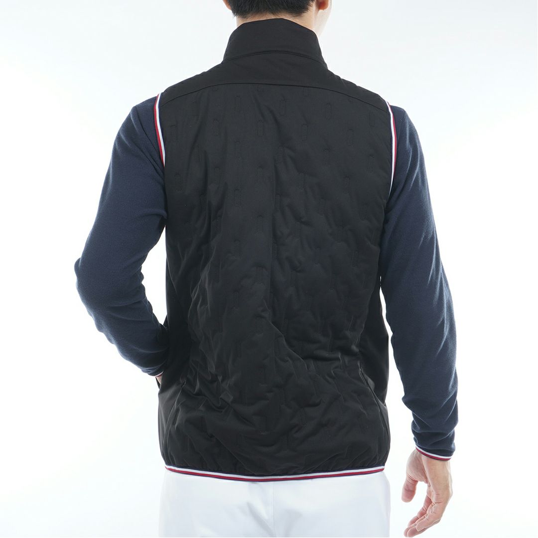 トミー ヒルフィガー ゴルフ Tommy Hilfiger Golf メンズ メンズ 高周波 中綿キルトベスト THMA577 詳細7