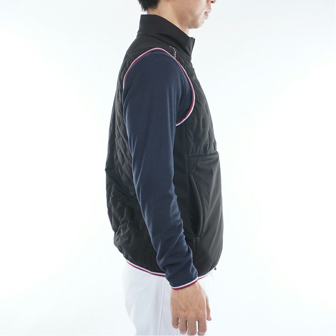 トミー ヒルフィガー ゴルフ Tommy Hilfiger Golf メンズ メンズ 高周波 中綿キルトベスト THMA577 詳細8