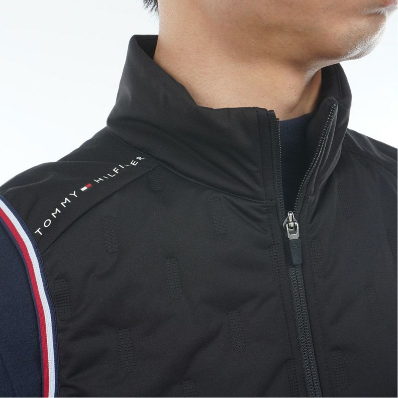 トミー ヒルフィガー ゴルフ Tommy Hilfiger Golf メンズ メンズ 高周波 中綿キルトベスト THMA577 詳細10