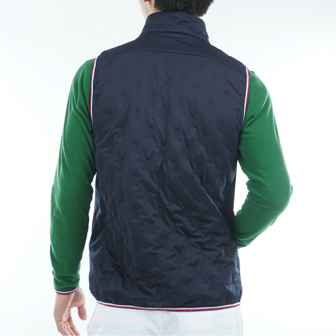 トミー ヒルフィガー ゴルフ Tommy Hilfiger Golf メンズ メンズ 高周波 中綿キルトベスト THMA577 詳細17