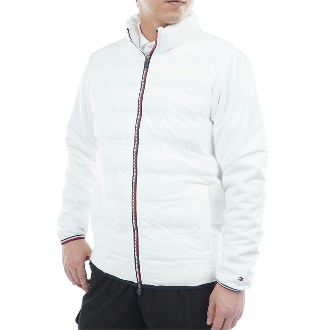 トミー ヒルフィガー ゴルフ Tommy Hilfiger Golf メンズ メンズ ロゴ入り接結キルト 中綿ジャケット THMA578 詳細1