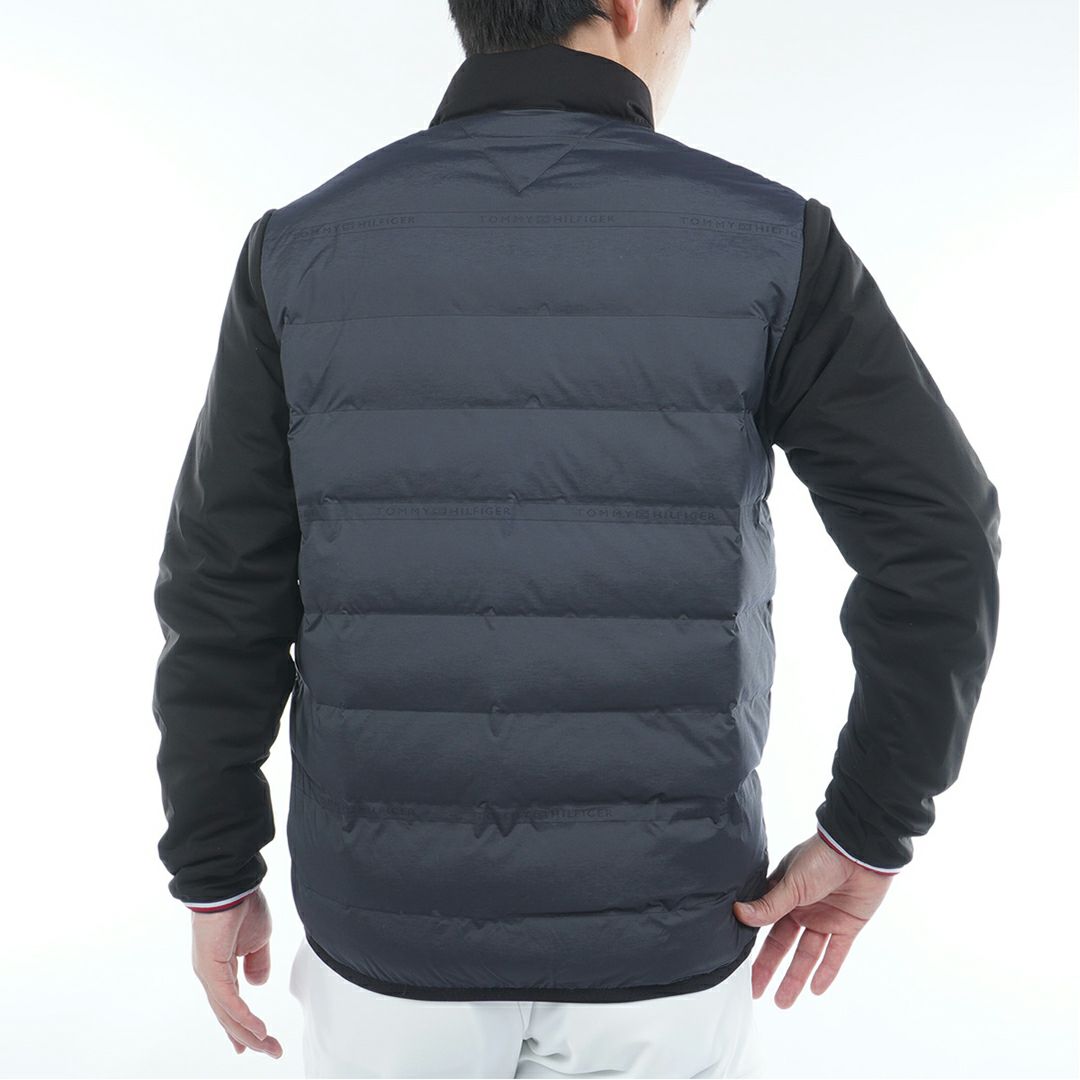 トミー ヒルフィガー ゴルフ Tommy Hilfiger Golf メンズ メンズ ロゴ入り接結キルト 中綿ジャケット THMA578 詳細6