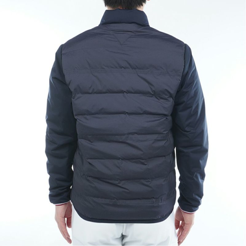 トミー ヒルフィガー ゴルフ Tommy Hilfiger Golf メンズ メンズ ロゴ入り接結キルト 中綿ジャケット THMA578 詳細10