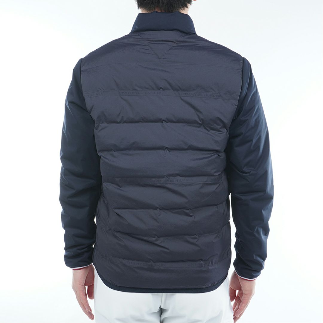 トミー ヒルフィガー ゴルフ Tommy Hilfiger Golf メンズ メンズ ロゴ入り接結キルト 中綿ジャケット THMA578 詳細10