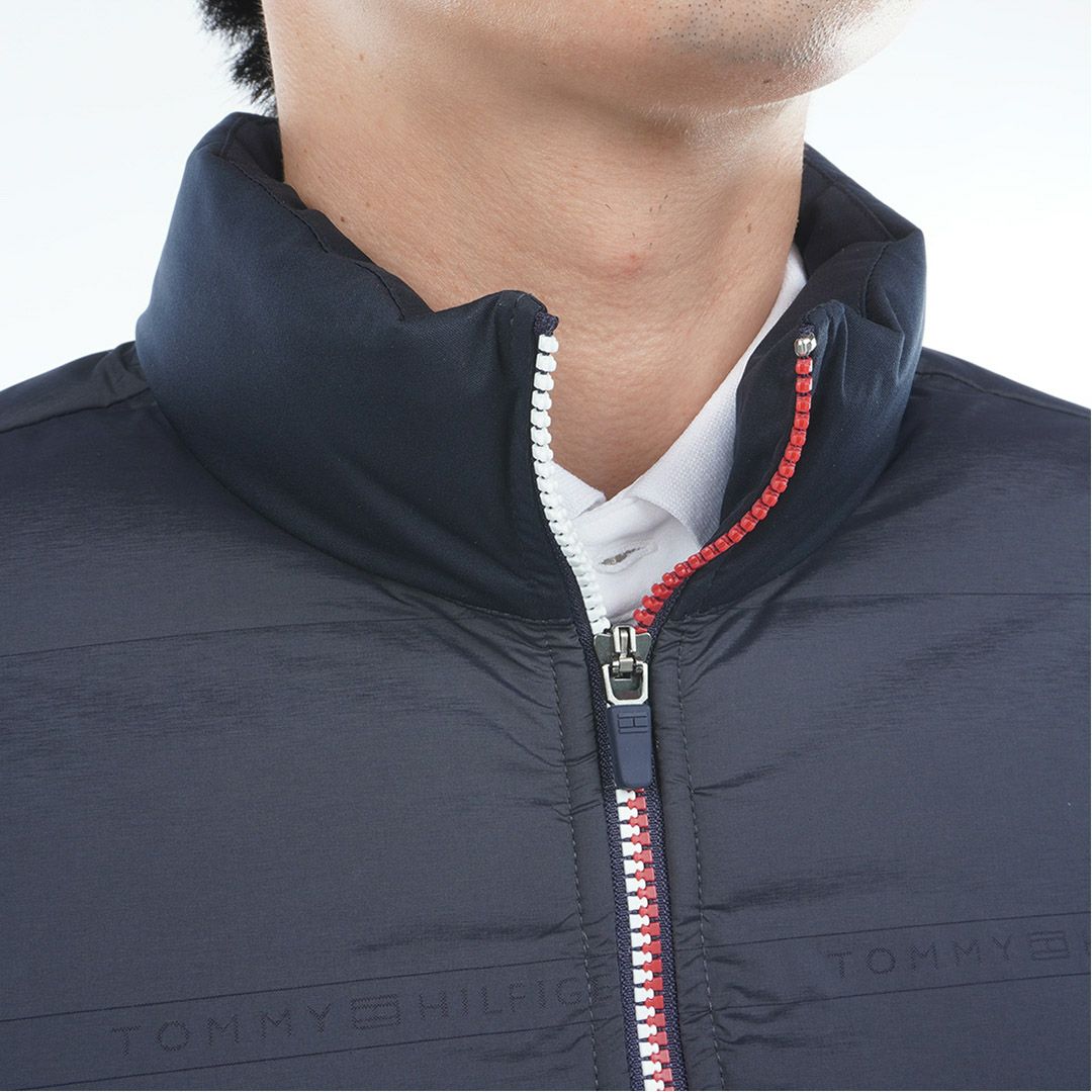 30％OFF】[トミーヒルフィガー]メンズ ロゴ入り接結キルト 中綿