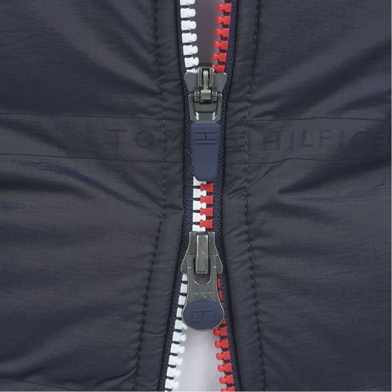 トミー ヒルフィガー ゴルフ Tommy Hilfiger Golf メンズ メンズ ロゴ入り接結キルト 中綿ジャケット THMA578 詳細14