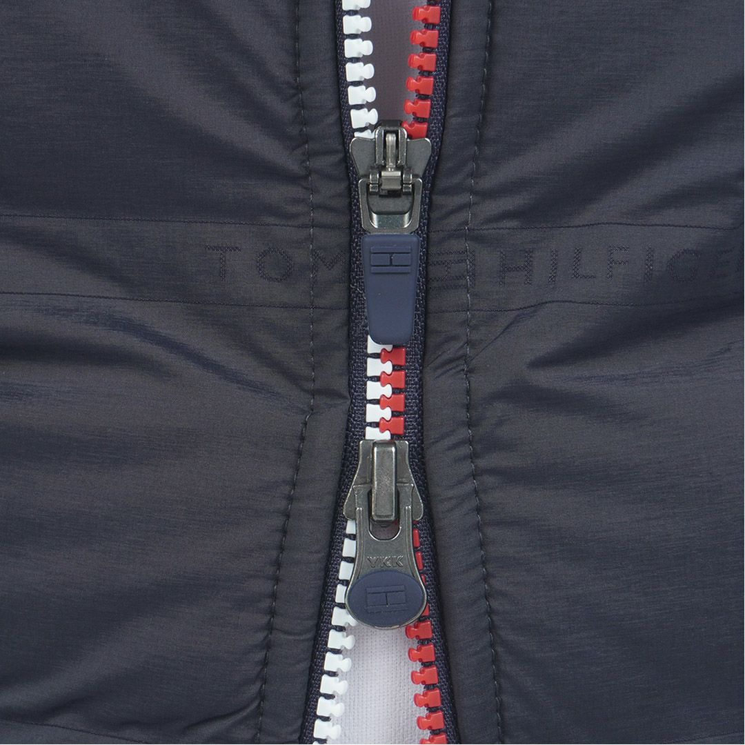 トミー ヒルフィガー ゴルフ Tommy Hilfiger Golf メンズ メンズ ロゴ入り接結キルト 中綿ジャケット THMA578 詳細14