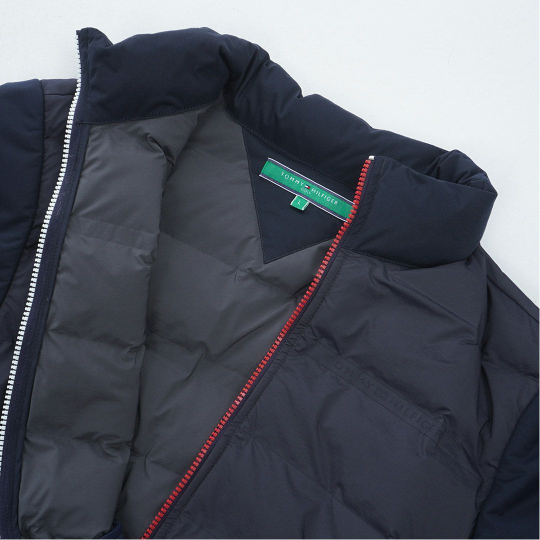 トミー ヒルフィガー ゴルフ Tommy Hilfiger Golf メンズ メンズ ロゴ入り接結キルト 中綿ジャケット THMA578 詳細16