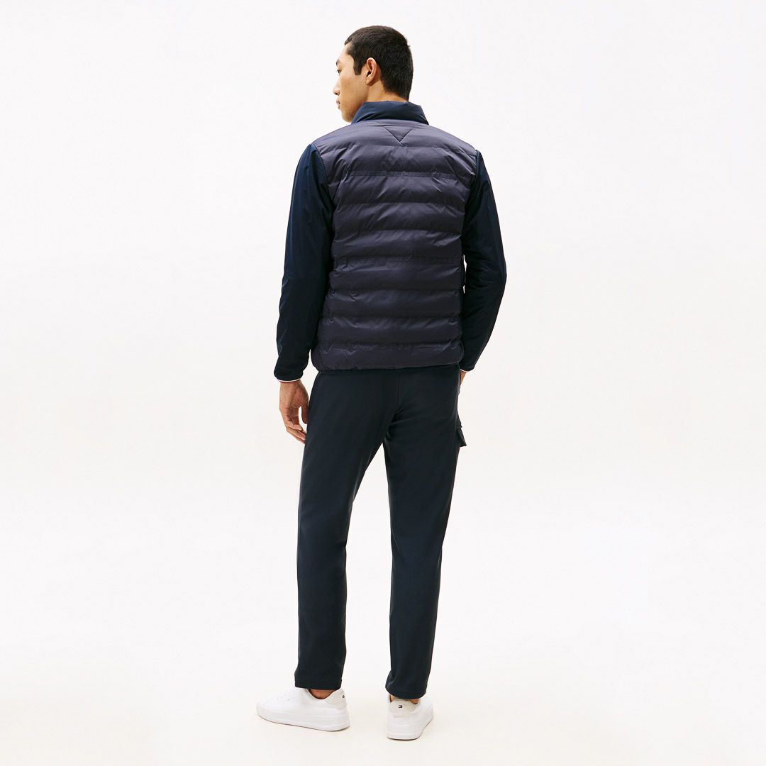 トミー ヒルフィガー ゴルフ Tommy Hilfiger Golf メンズ メンズ ロゴ入り接結キルト 中綿ジャケット THMA578 詳細18