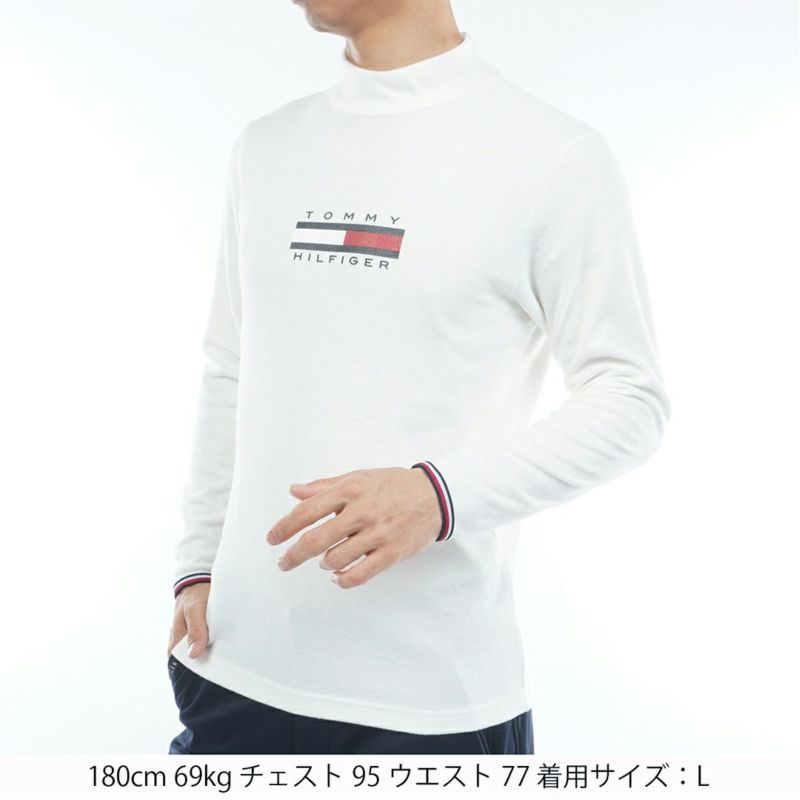 トミー ヒルフィガー ゴルフ Tommy Hilfiger Golf メンズ メンズ トミーフラッグ 長袖ハイネックシャツ THMA579 詳細2