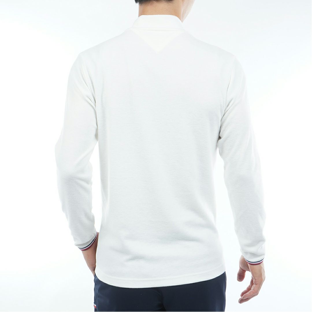 Golfickers ホワイト ハイネックシャツ XL フィドラ（FIDRA）（レディース）ゴルフウェア 保温 ハイネックシャツ