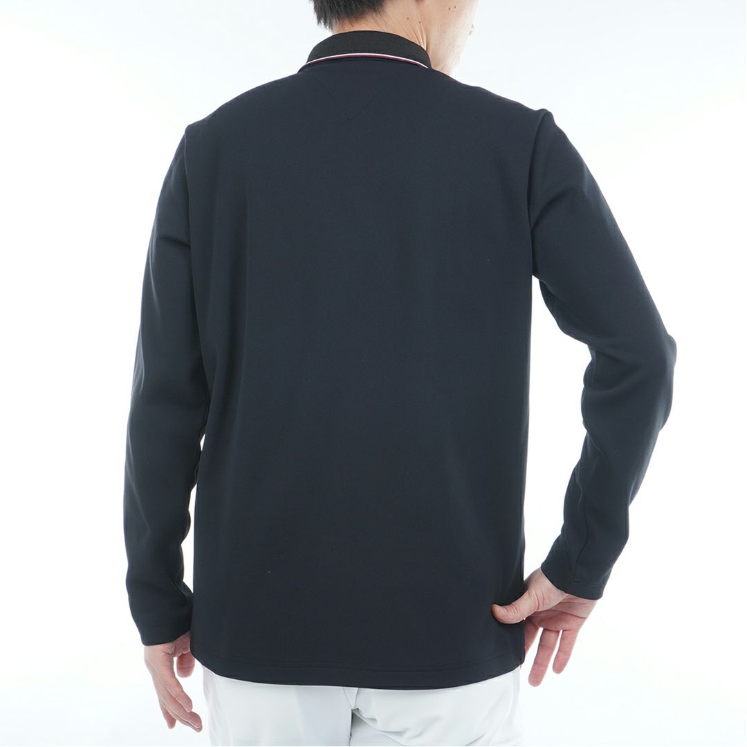 トミー ヒルフィガー ゴルフ Tommy Hilfiger Golf メンズ メンズ 台衿付き 長袖ジップアップポロシャツ THMA580 詳細6
