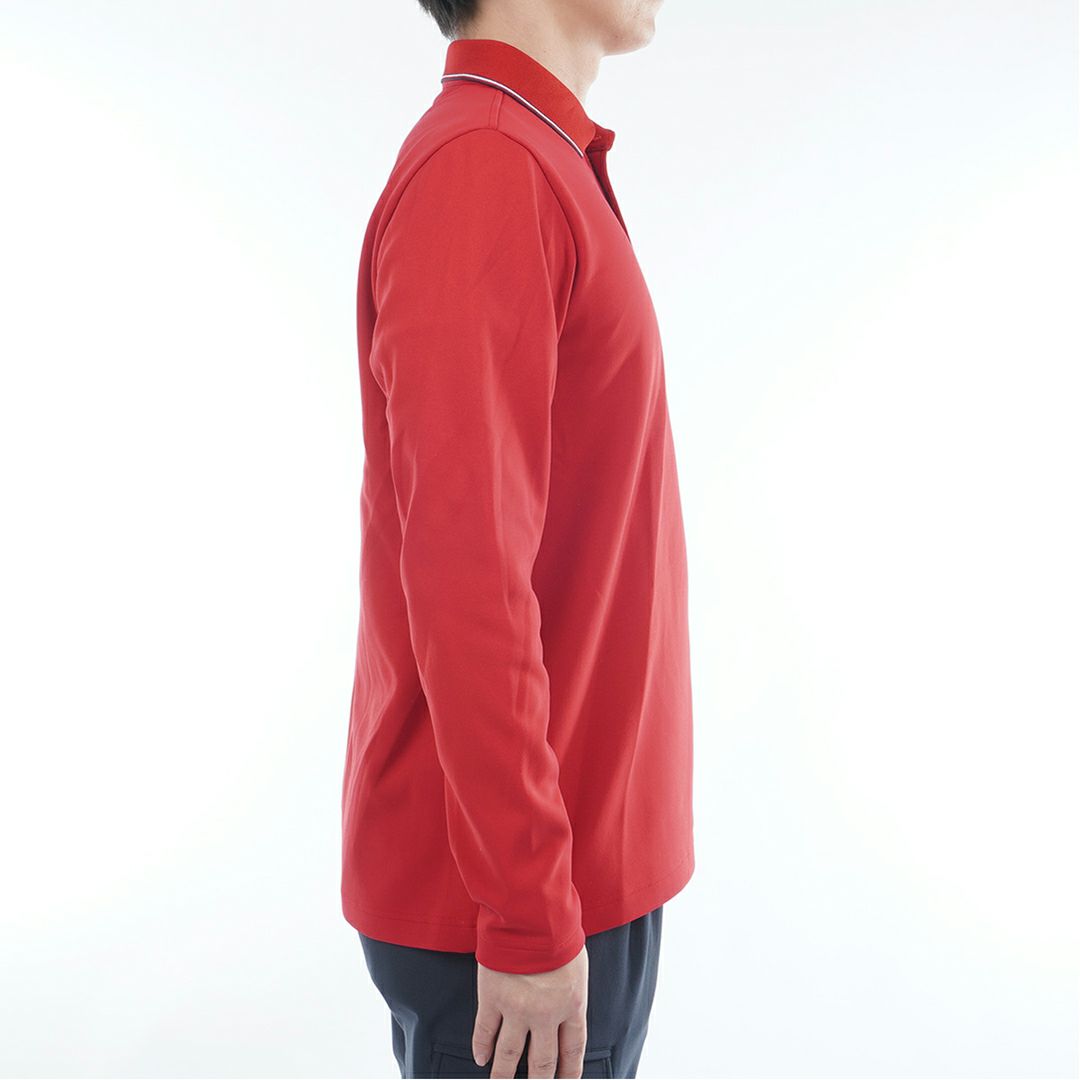 トミー ヒルフィガー ゴルフ Tommy Hilfiger Golf メンズ メンズ 台衿付き 長袖ジップアップポロシャツ THMA580 詳細14