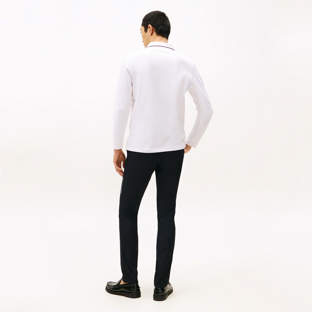 トミー ヒルフィガー ゴルフ Tommy Hilfiger Golf メンズ メンズ 台衿付き 長袖ジップアップポロシャツ THMA580 詳細19