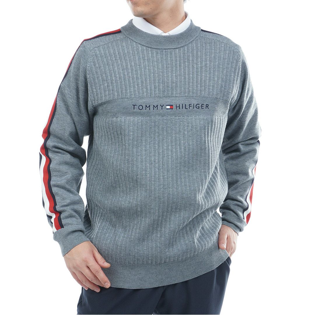 トミー ヒルフィガー ゴルフ Tommy Hilfiger Golf メンズ メンズ スポーツクラシック クルーネックニット THMA581 詳細1