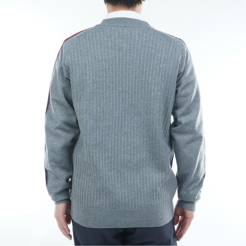 [トミーヒルフィガー]メンズ スポーツクラシック クルーネックニット　グレー