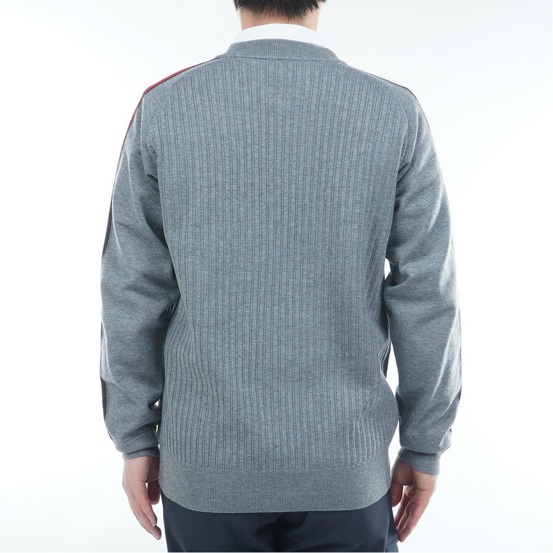 [トミーヒルフィガー]メンズ スポーツクラシック クルーネックニット　グレー