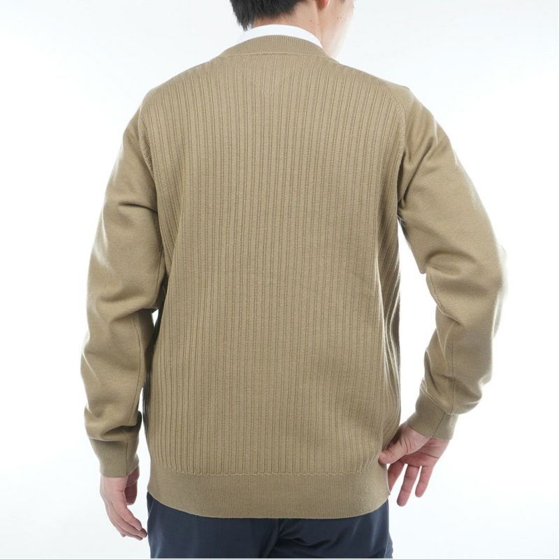 [トミーヒルフィガー]メンズ スポーツクラシック クルーネックニット　ベージュ